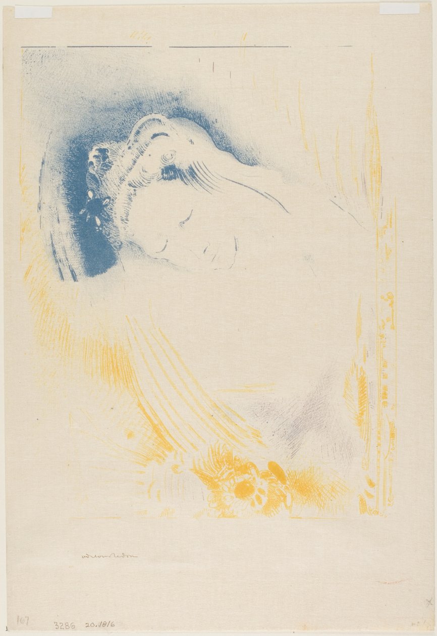 De Sulammitische door Odilon Redon