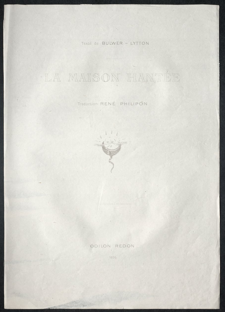 Titelplaat door Odilon Redon