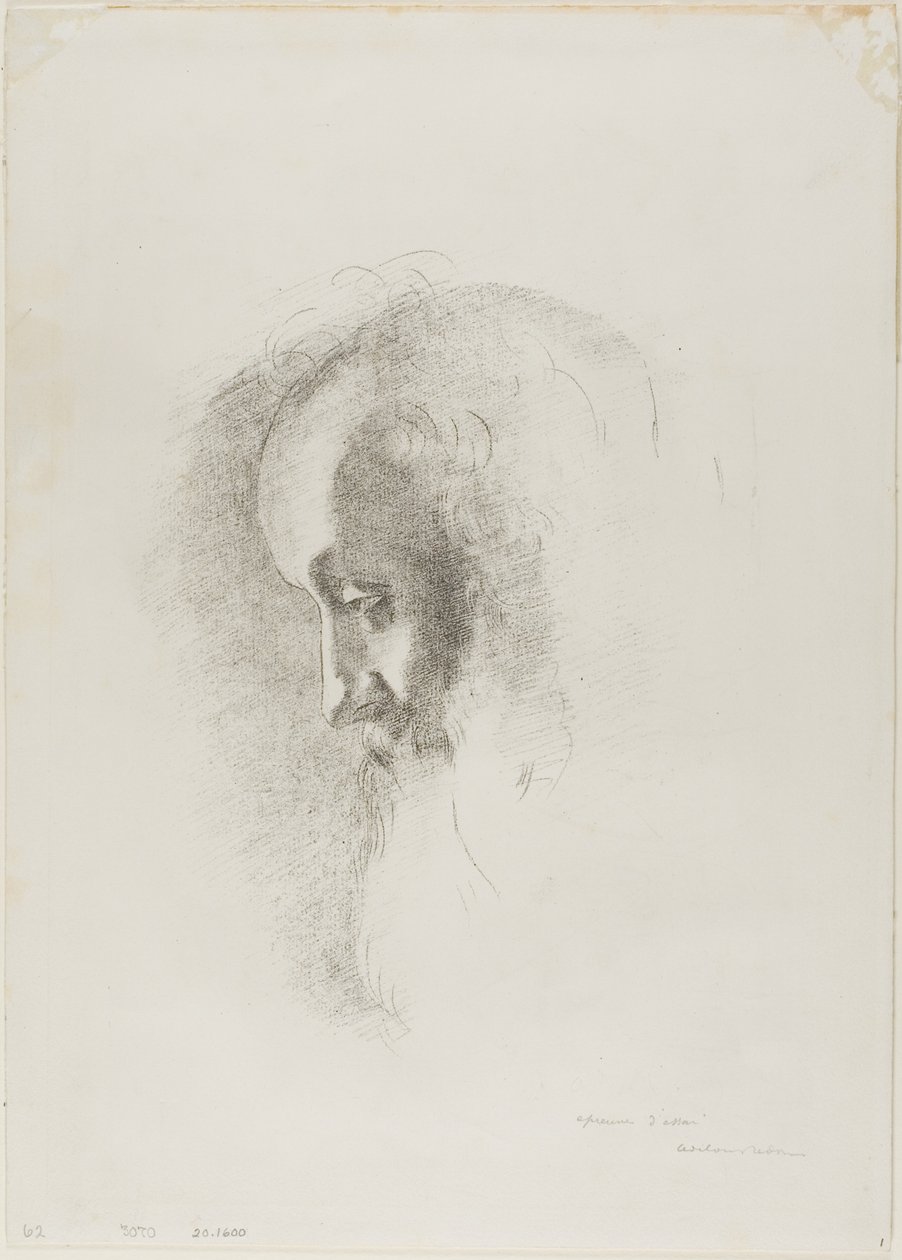 Aan de Ouderdom, uit Nacht door Odilon Redon