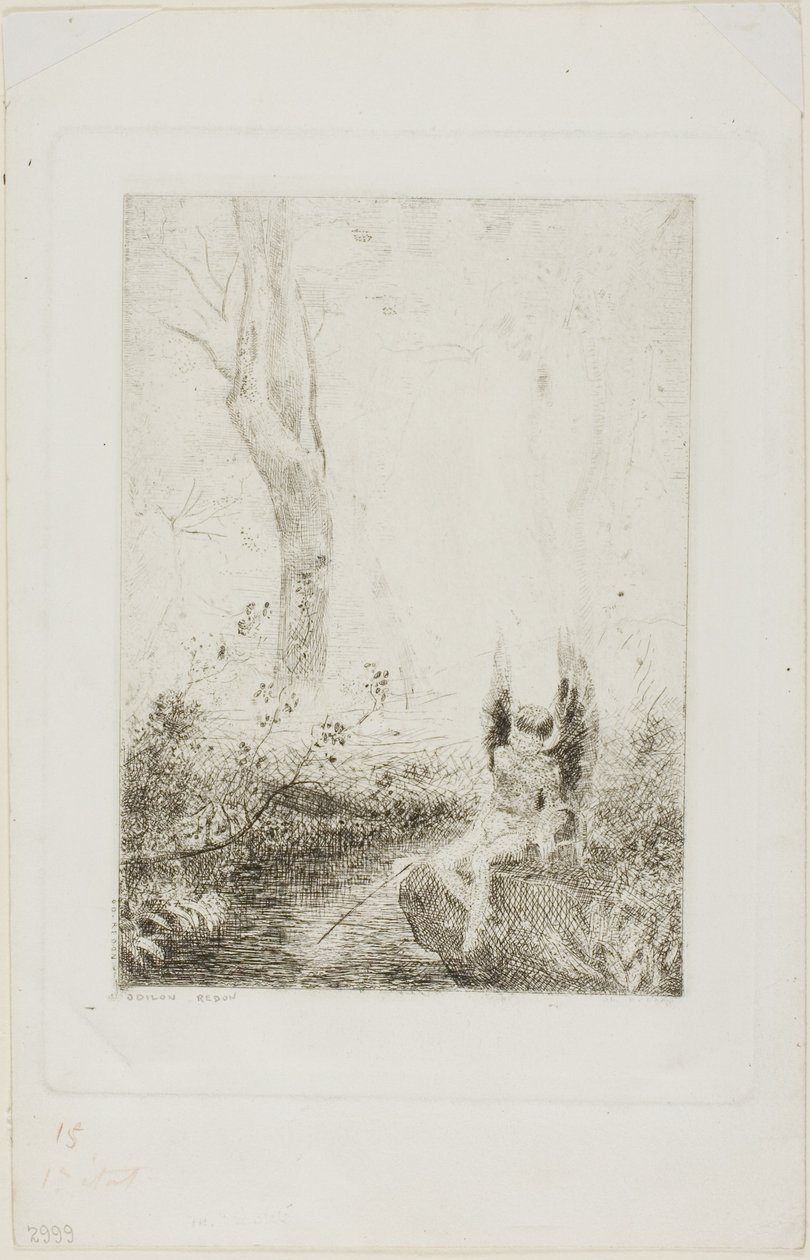 Tobias door Odilon Redon
