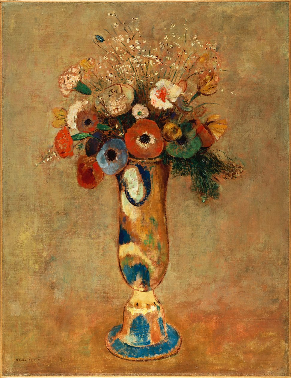 Vaas met Bloemen, 1912 door Odilon Redon
