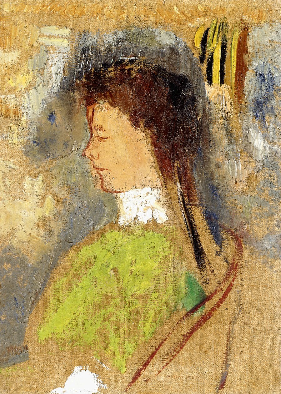 Violette Heymann door Odilon Redon