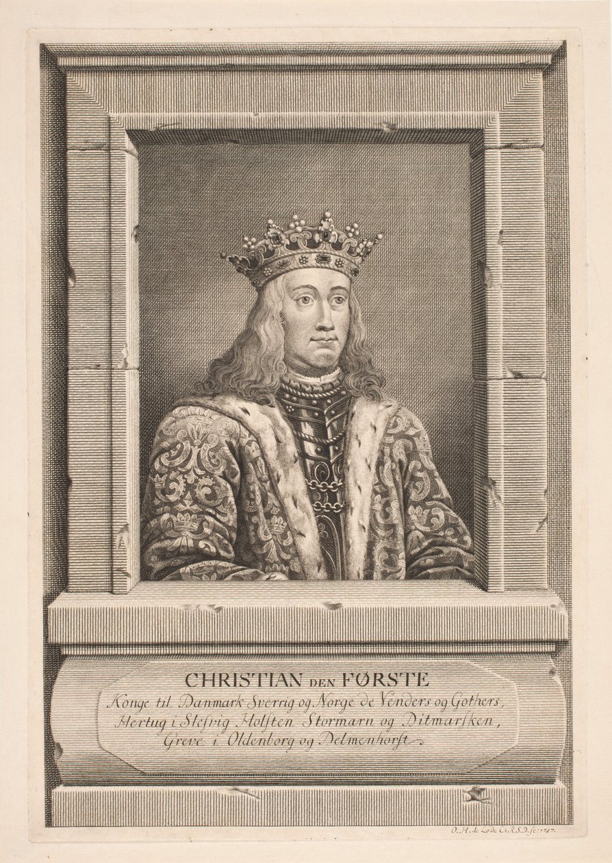 "Christiaan de Eerste" door Odvardt Helmoldt de Lode