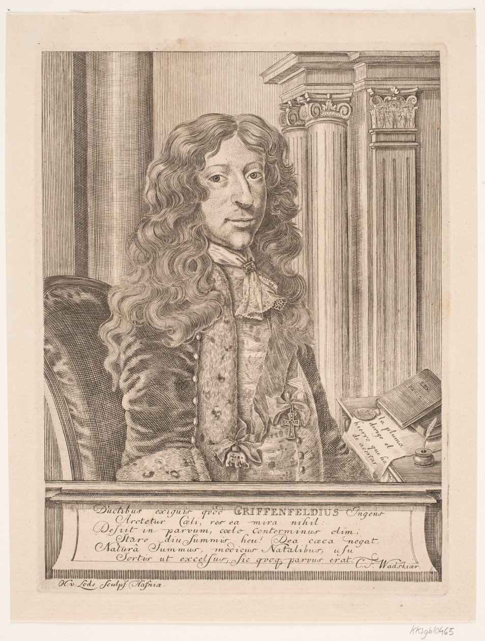 Peter Griffenfeld door Odvardt Helmoldt de Lode