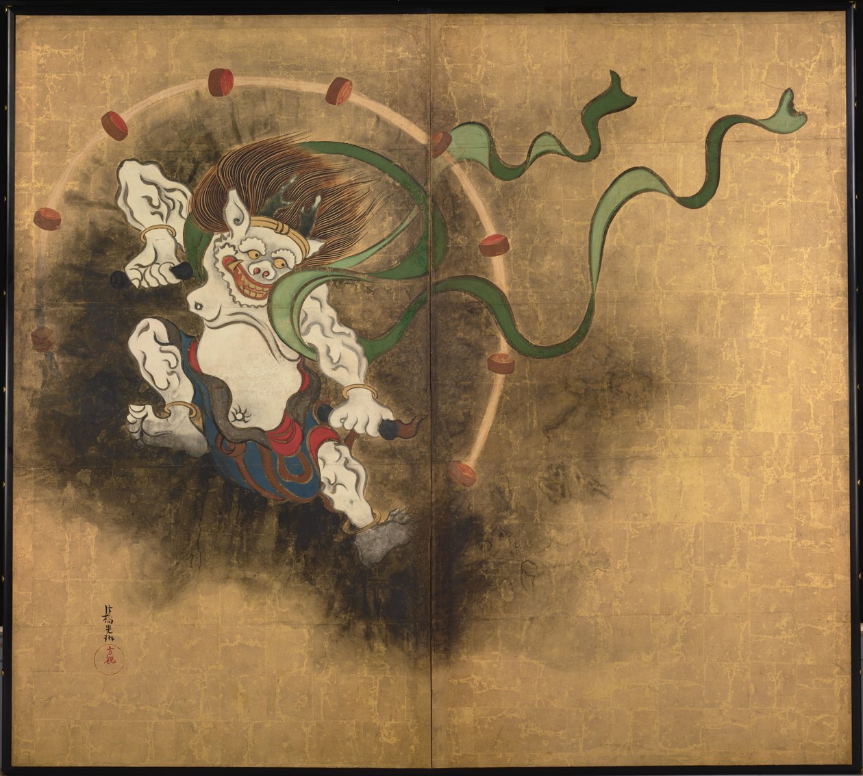 Dondergod door Ogata Korin