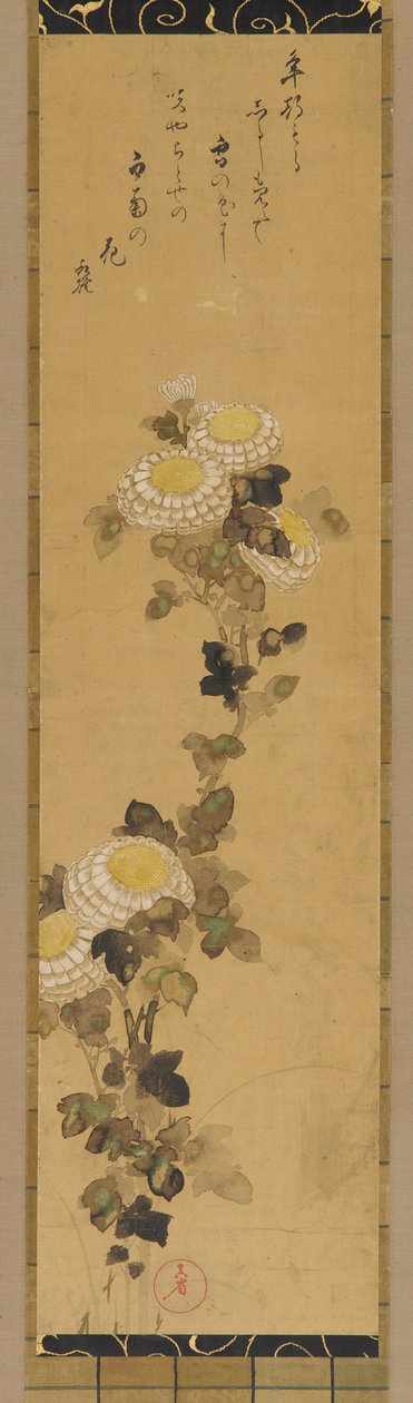 Chrysanten door Ogata Kenzan