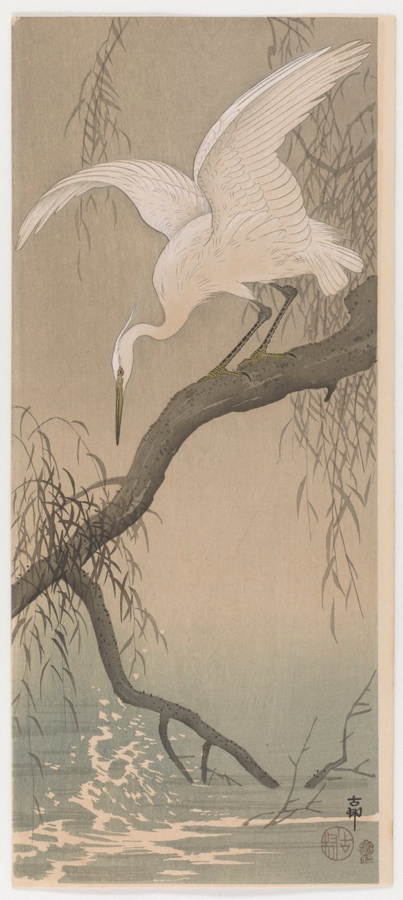 Kleine Reiger, c.1910 door Ohara Koson