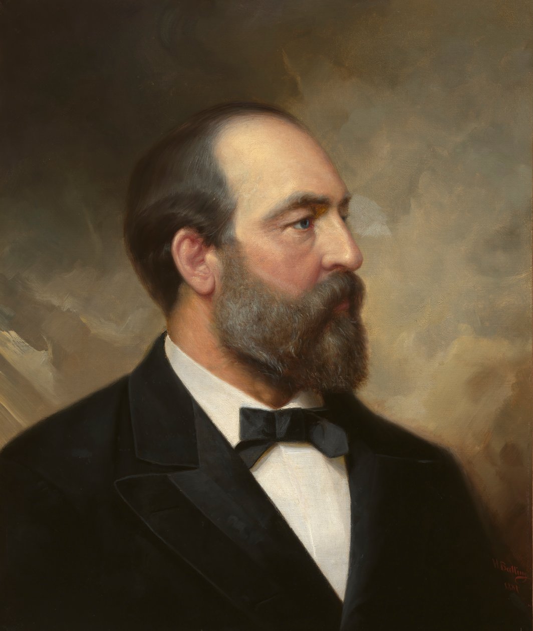James Garfield, 1881 door Ole Peter Hansen Balling