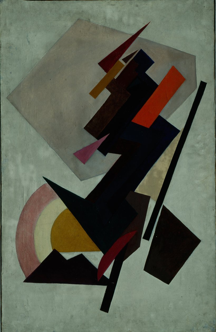 Abstracte compositie. Suprematisme, 1910s door Olga Rozanova