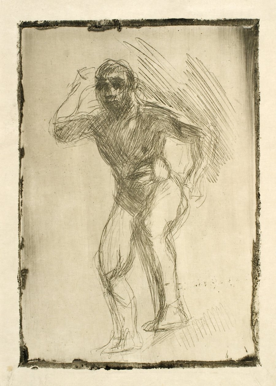 Atlas, studie door Oluf Hartmann