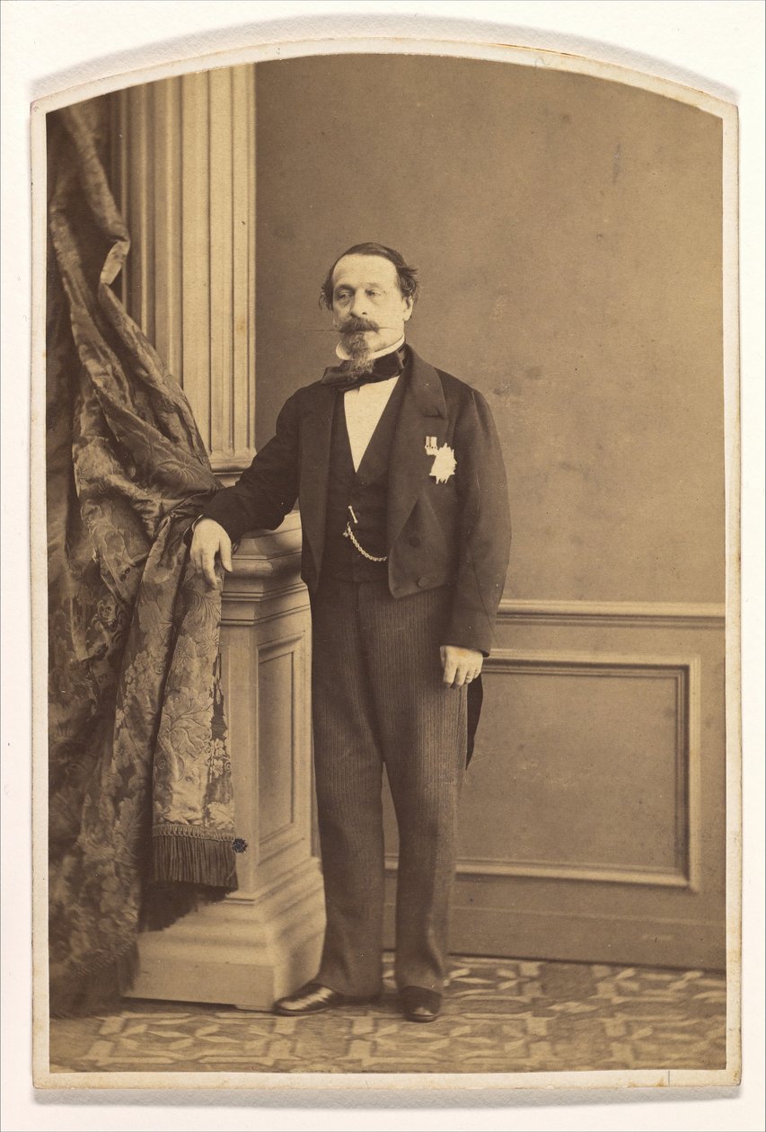 Keizer Napoleon III, maart 1860 door Olympe Aguado