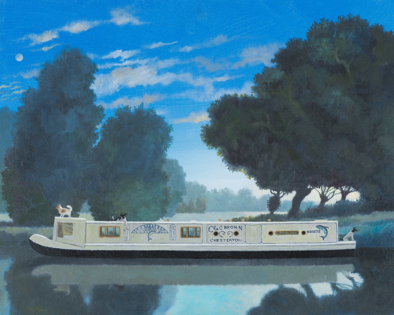 De open rivier door Ophelia Redpath