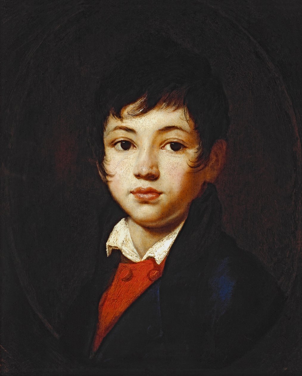 Portret van Alexander Chelishchev, 1808 door Orest Adamovich Kiprensky