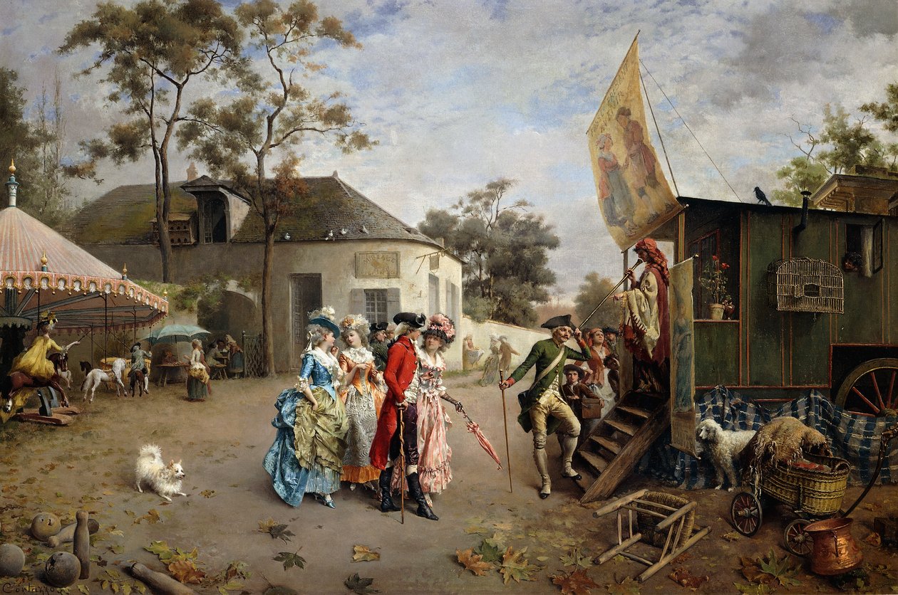 De Waarzegster door Oreste Cortazzo