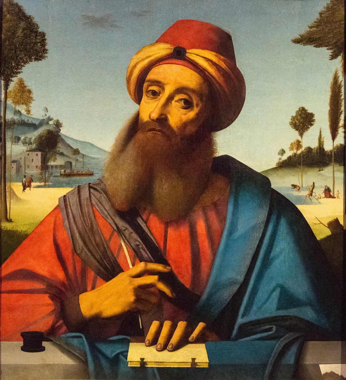 Portret van Ovidius, ca. 1505-1510 door Ortolano