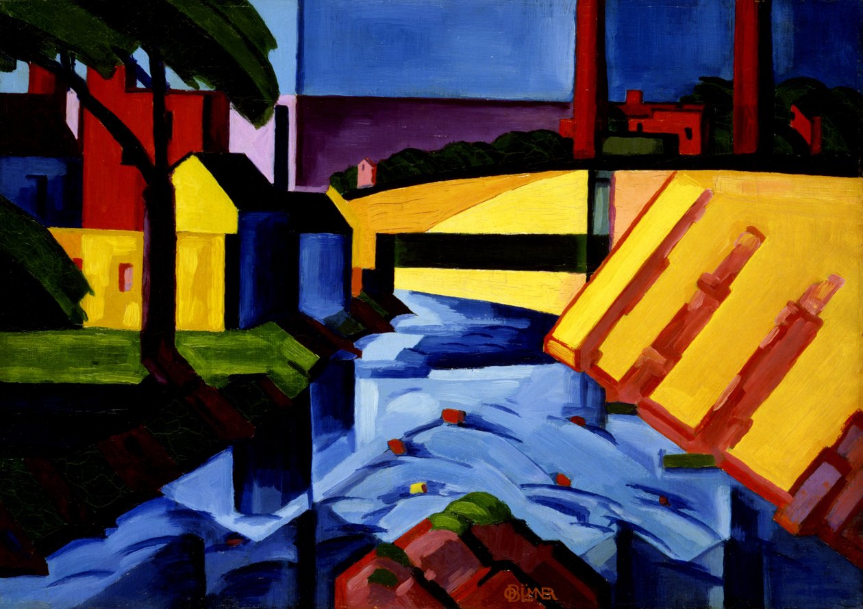 Avondtonen door Oscar Florianus Bluemner