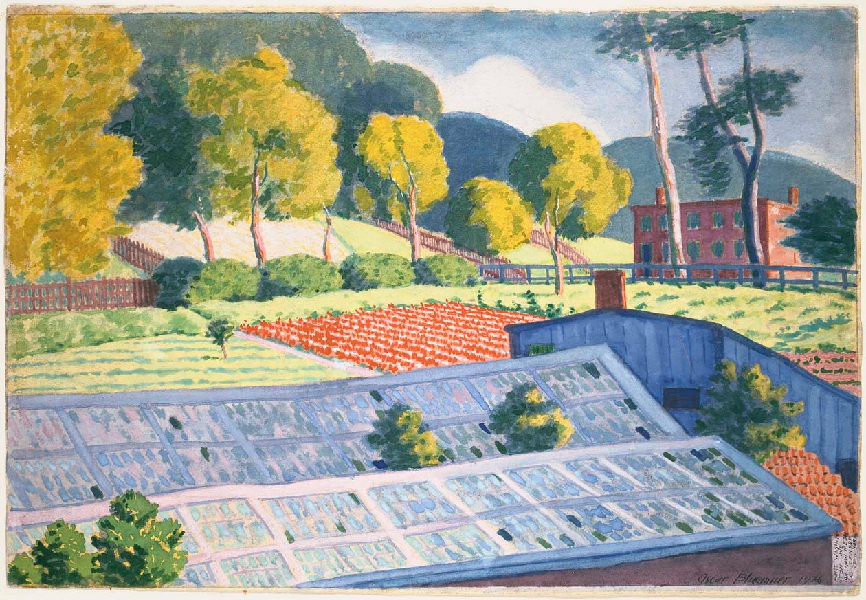 Fort Washington Avenue in 1911 door Oscar Florianus Bluemner