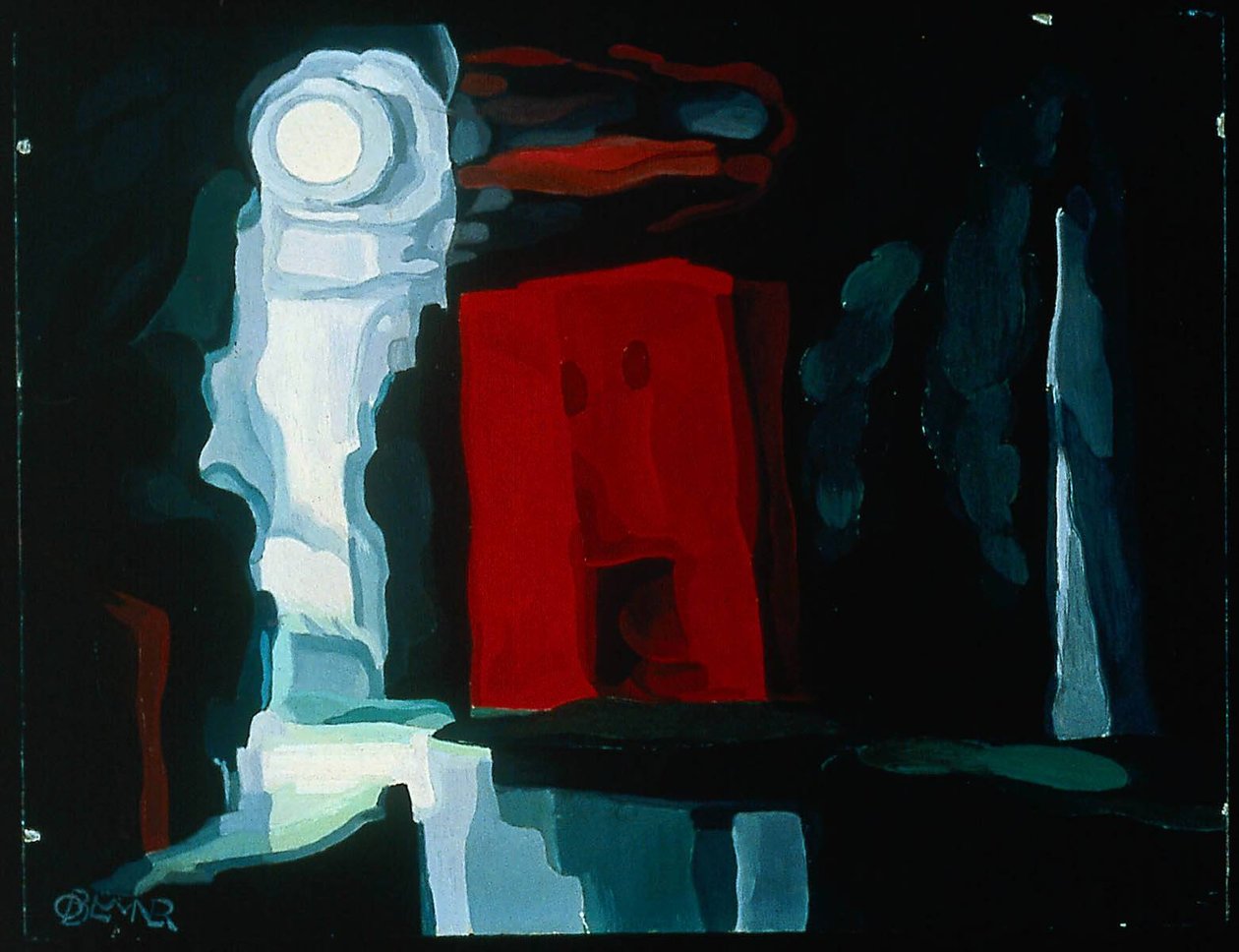 Maan-Nacht Stemming door Oscar Florianus Bluemner