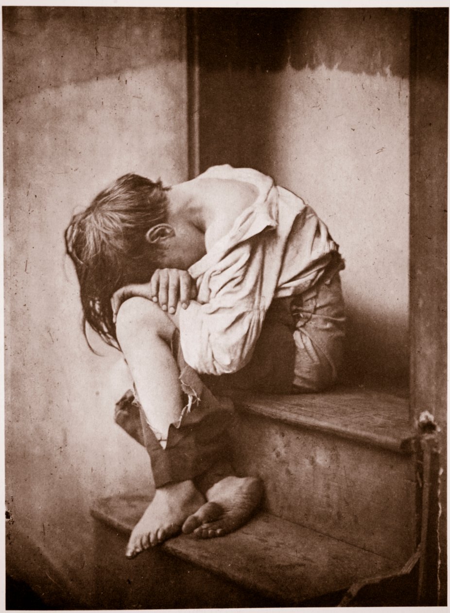 Een nacht uit, dakloos, c.1857 door Oscar Gustav Rejlander