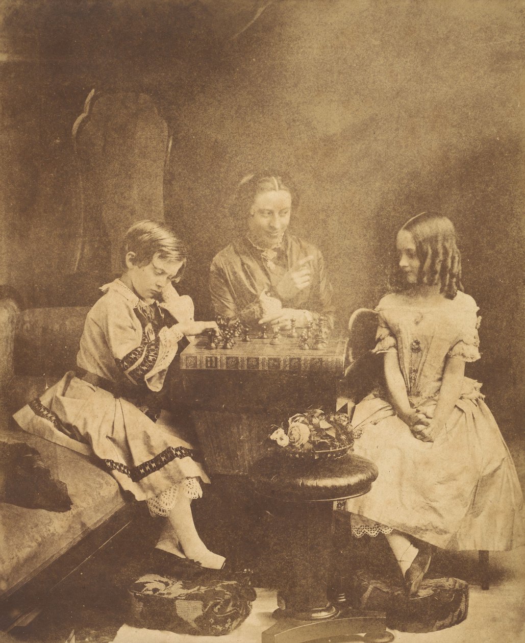 De zet van de geleerde, 1855 door Oscar Gustav Rejlander