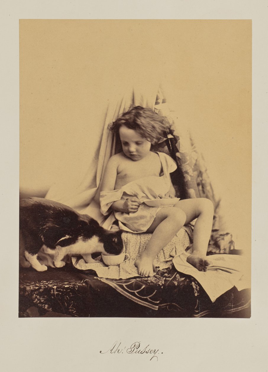 Ah! Pussey door Oscar Gustave Rejlander