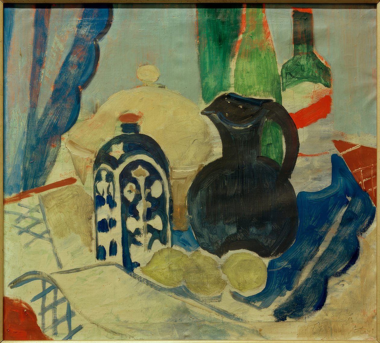 Stilleven met soepterrine, Zuid-Frankrijk door Oskar Moll