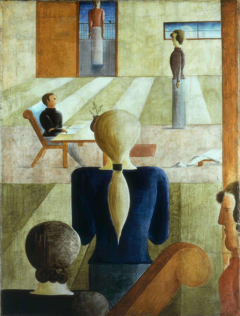 Meisjesschool door Oskar Schlemmer