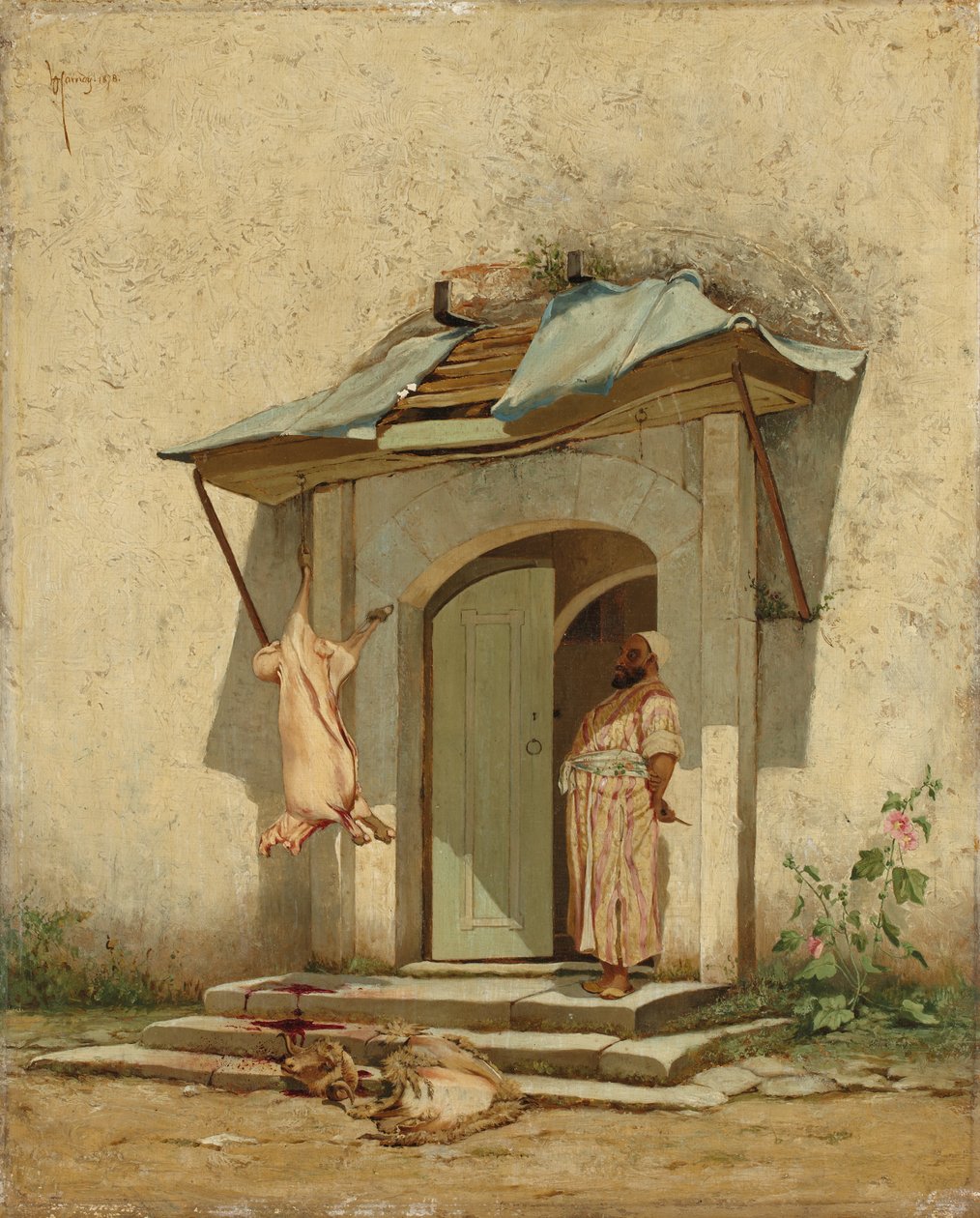 Een Ottomaanse slager, 1878 door Osman Hamdi Bey