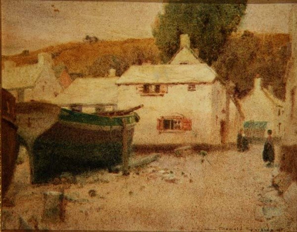Het Vissersdorp door Oswald Garside
