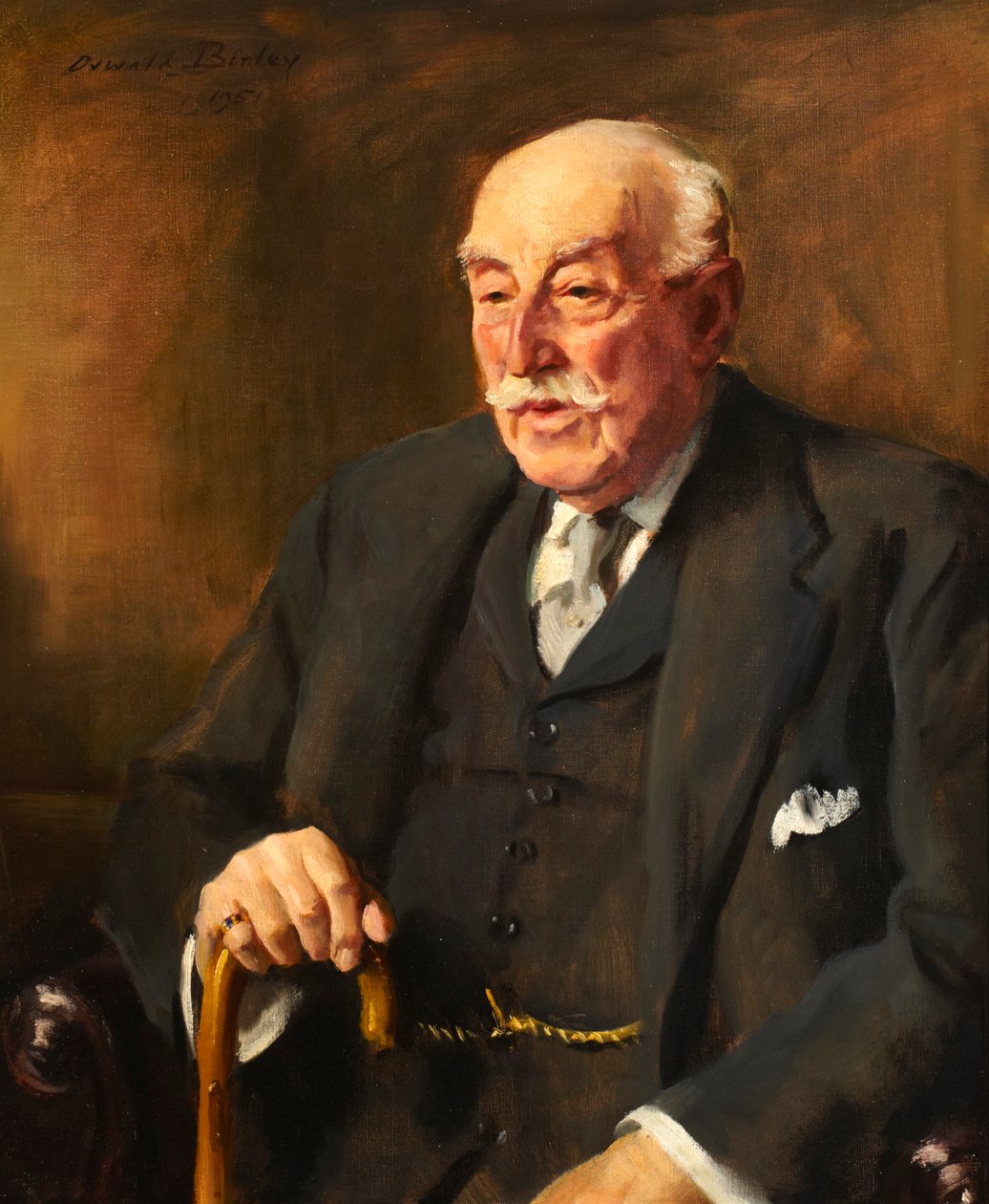 Alfred Waley door Oswald Hornby Joseph Birley