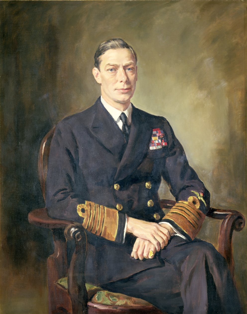Koning George VI door Oswald Hornby Joseph Birley