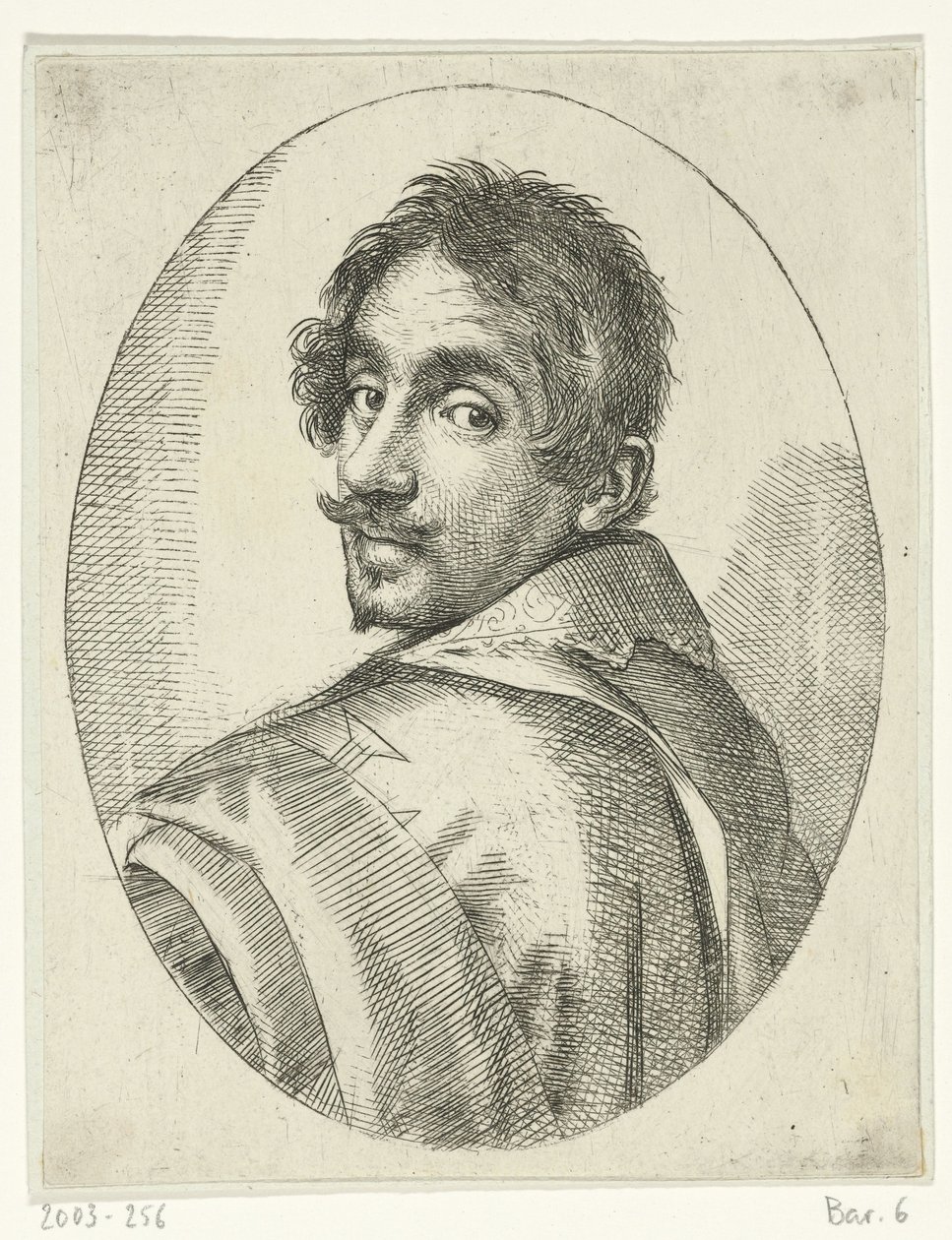 Zelfportret van Ottavio Leoni door Ottavio Mario Leoni