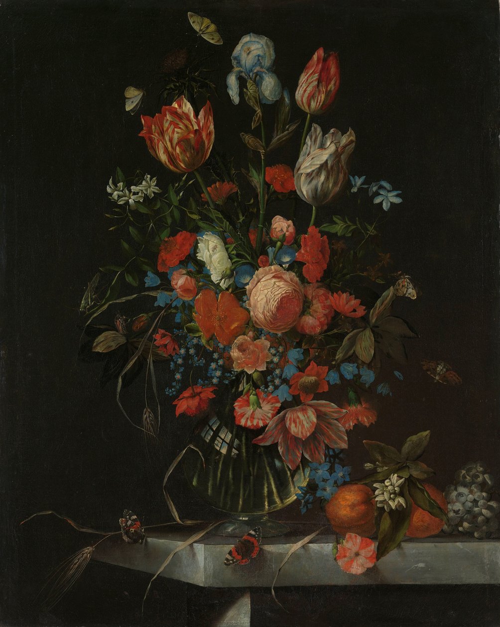 Stilleven met bloemen door Ottmar Elliger (I)
