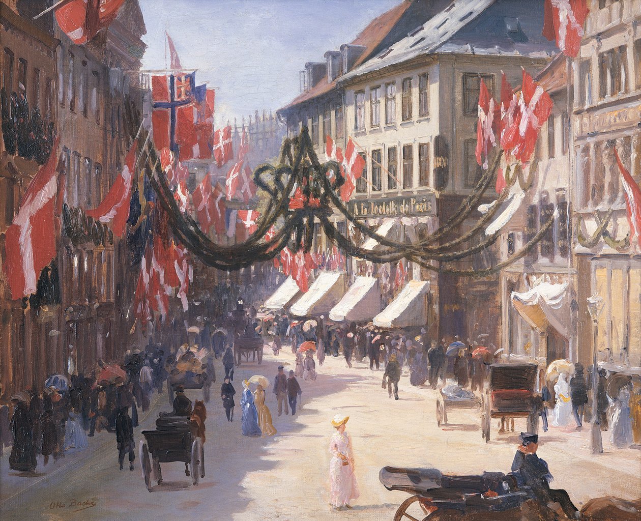 Onbekend schilderij door Otto Bache
