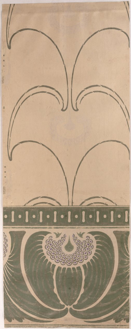 Fasau behangontwerp door Otto Eckmann