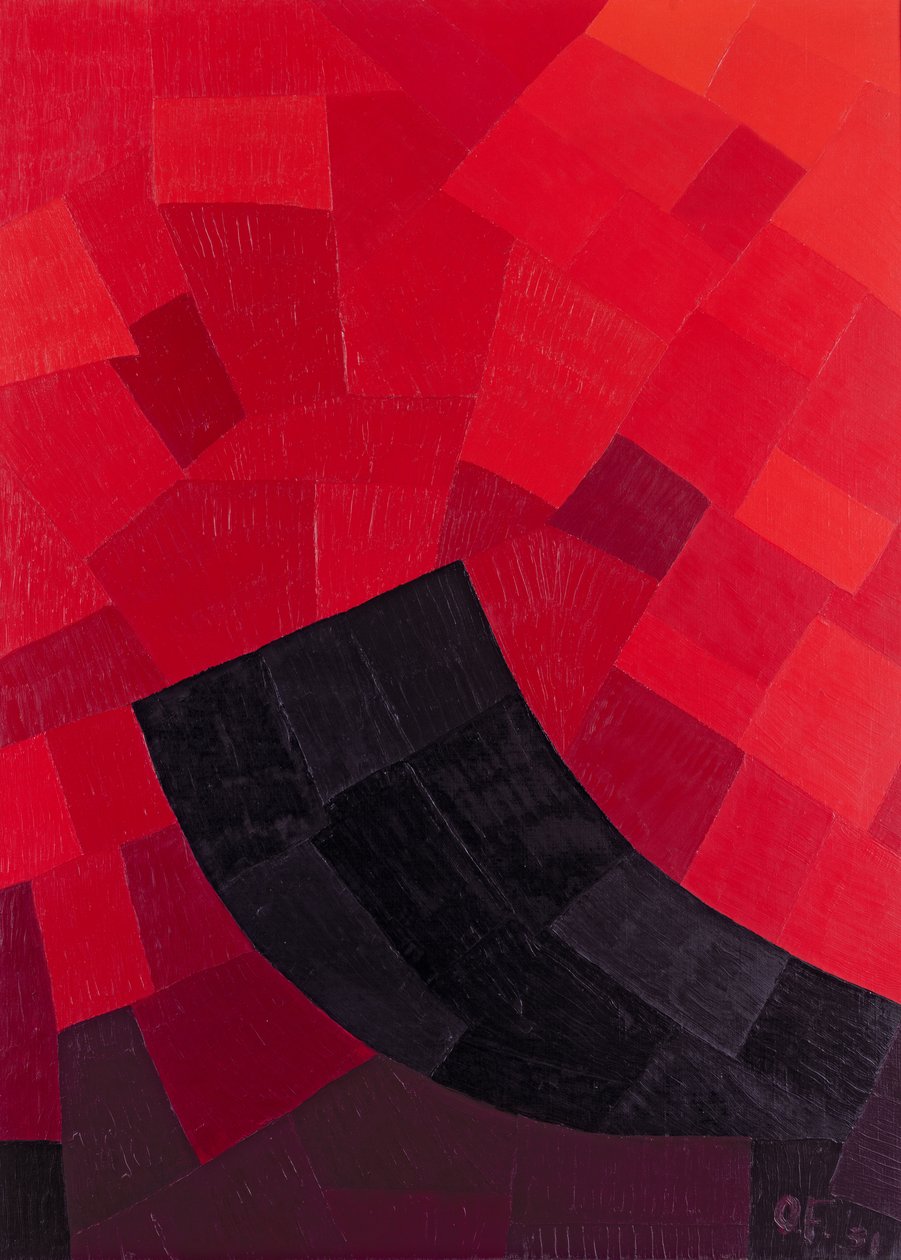 Rood, 1931 door Otto Freundlich