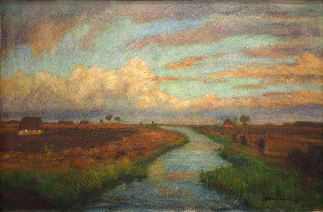 Onbekend schilderij door Otto Modersohn