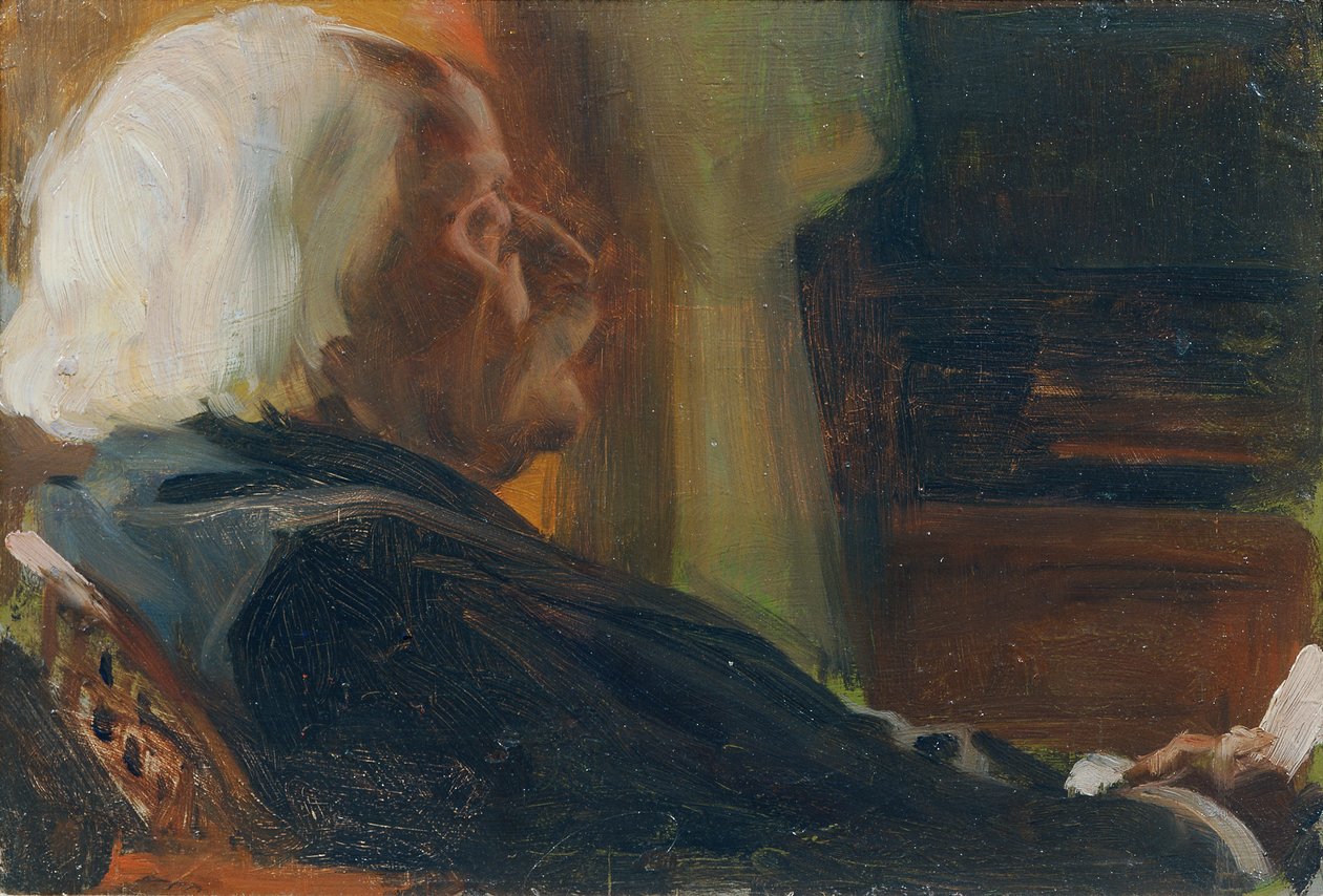 De componist Karl Goldmark door Otto Friedrich
