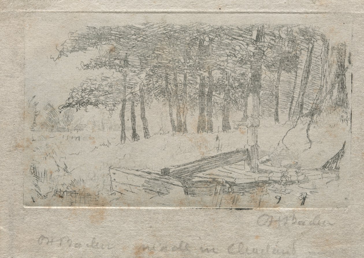 Schets uit de natuur door Otto H. Bacher