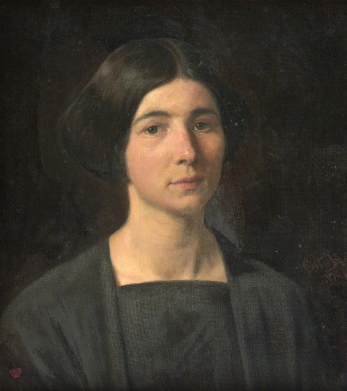 Dameportret door Otto Haslund