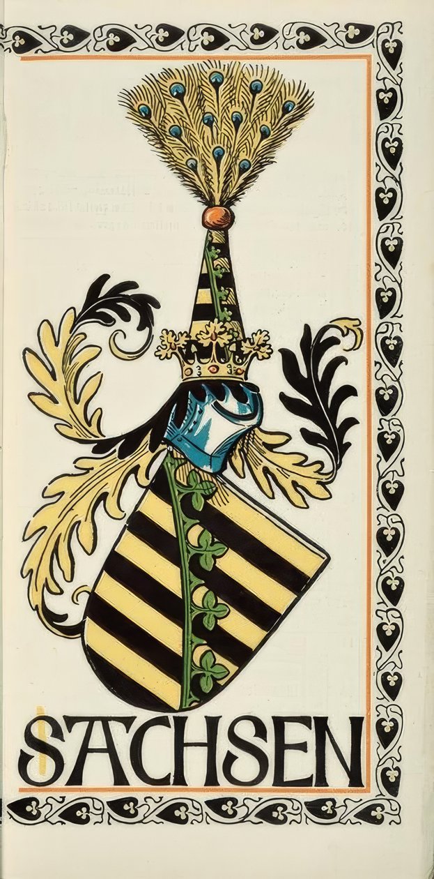 Saksen door Otto Hupp