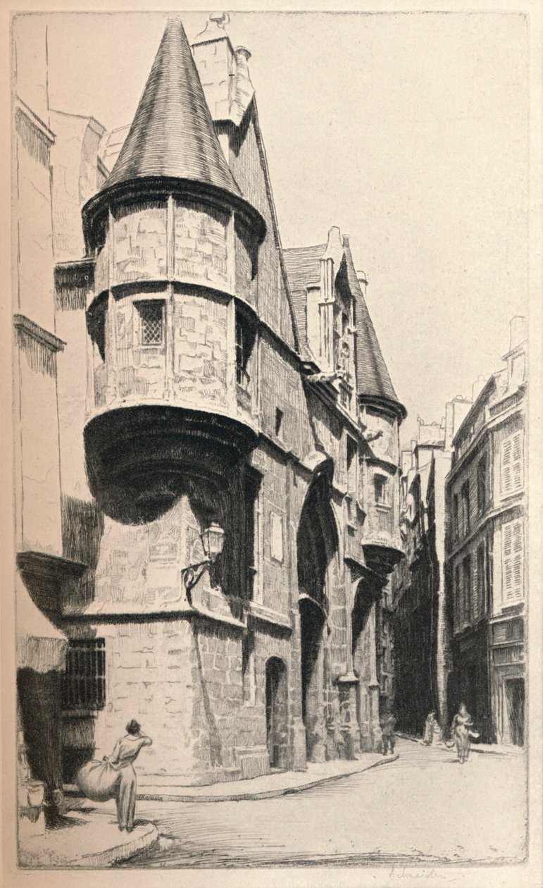 Hotel de Sens door Otto J Schneider