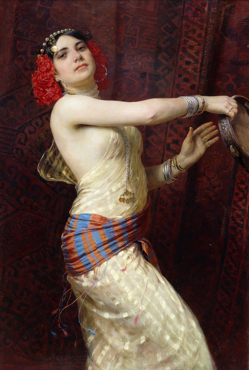 Een Damasceense Danseres door Otto Pilny