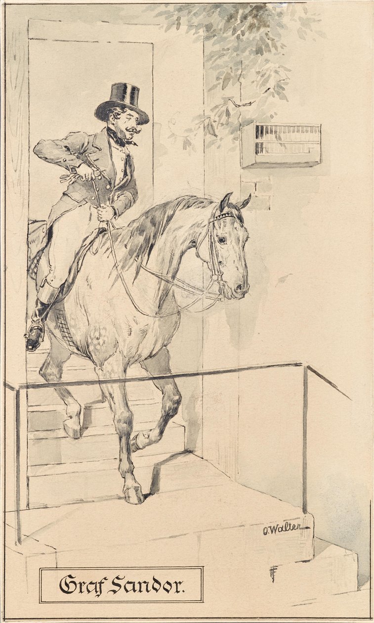 Graaf Sandor door Ottokar Walter