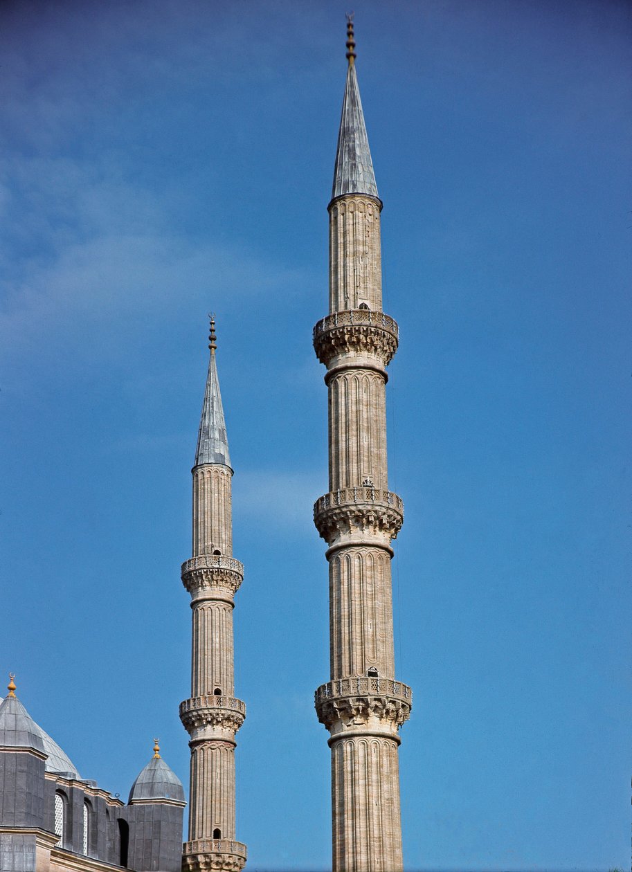 Detail van de Minaretten (1575) door Ottoman School