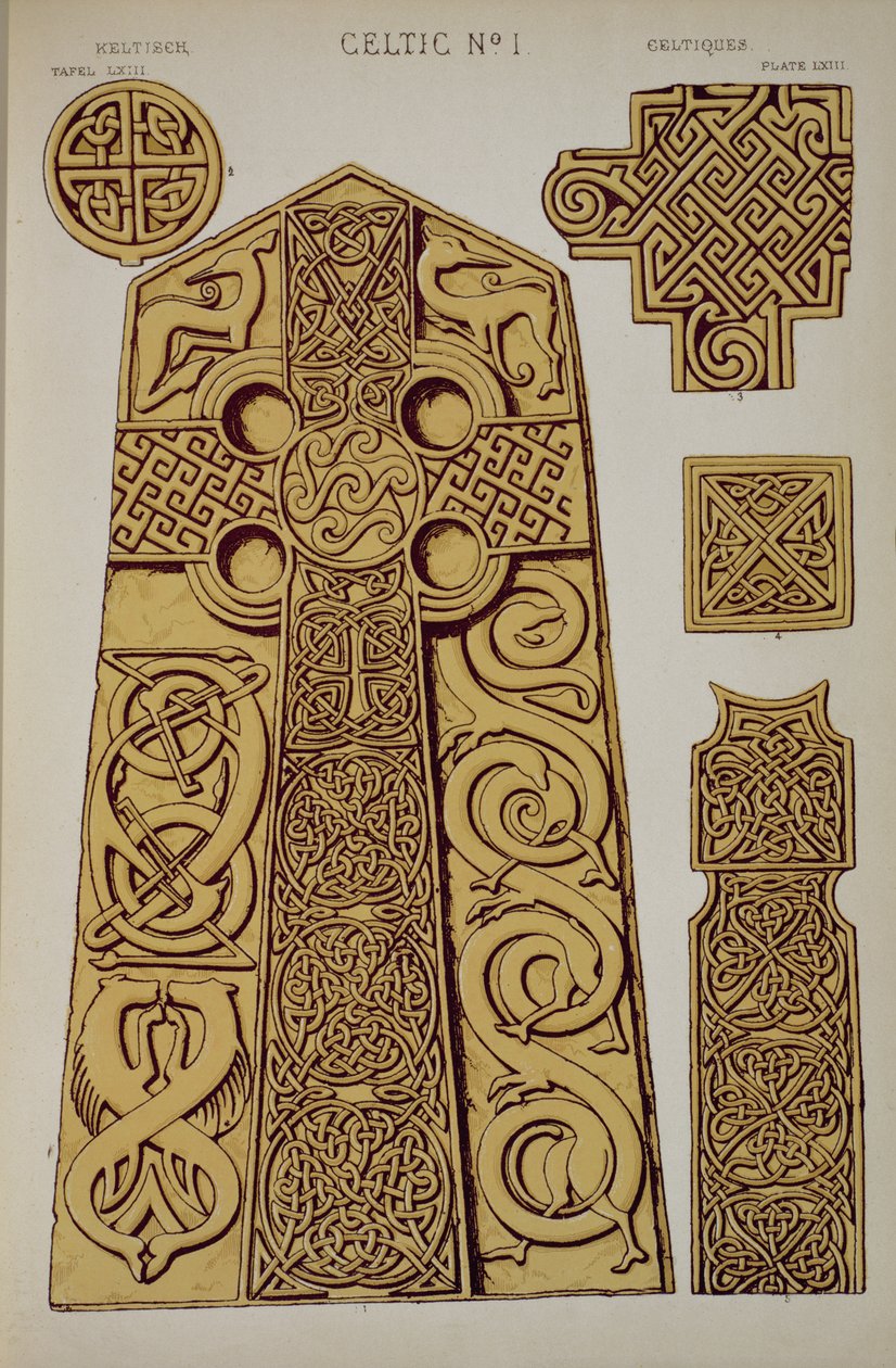 Keltisch ornament, Hoofdstuk XV, plaat LXIII uit 