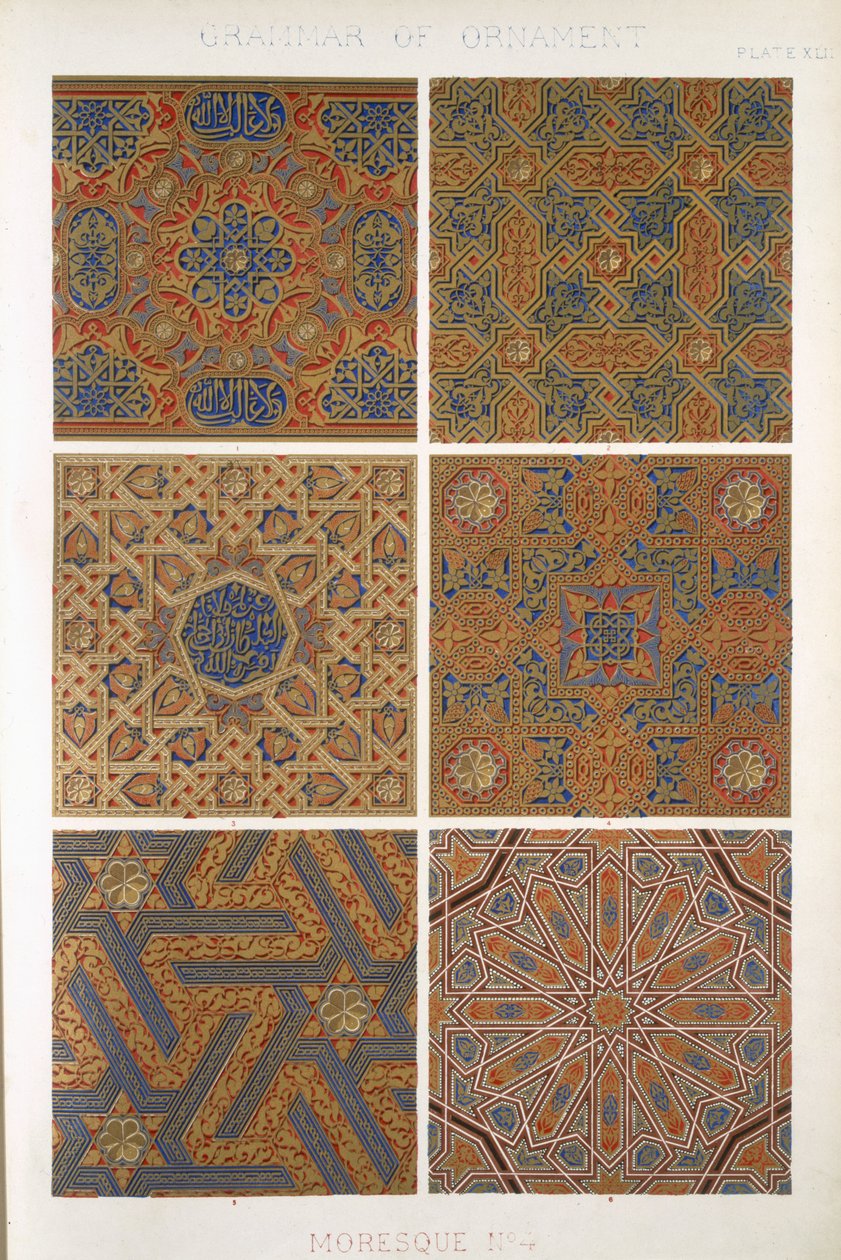 Moresque No 4, Plaat XLII, uit 