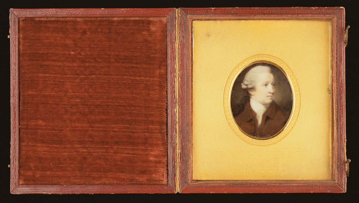 Sir Joshua Reynolds (1723-92) door Ozias Humphry