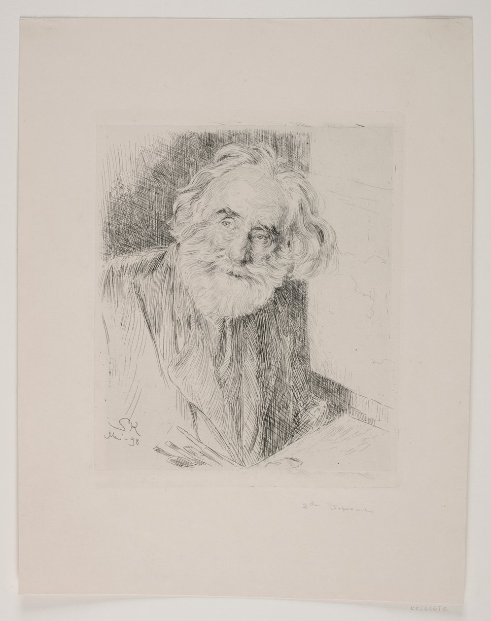 Portret van Vilhelm Kyhn door Peder Severin Krøyer