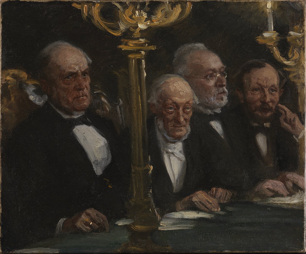 Portretgroep door Peder Severin Krøyer